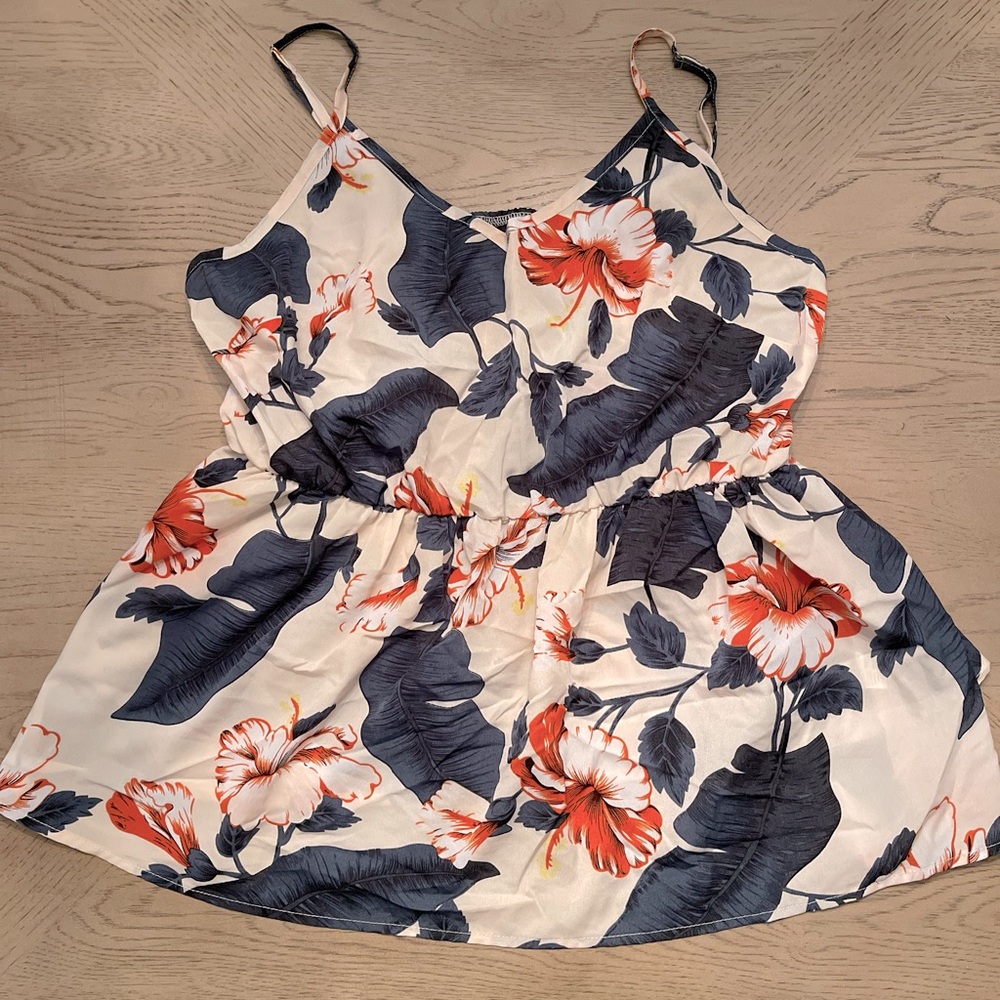Tropical tank top